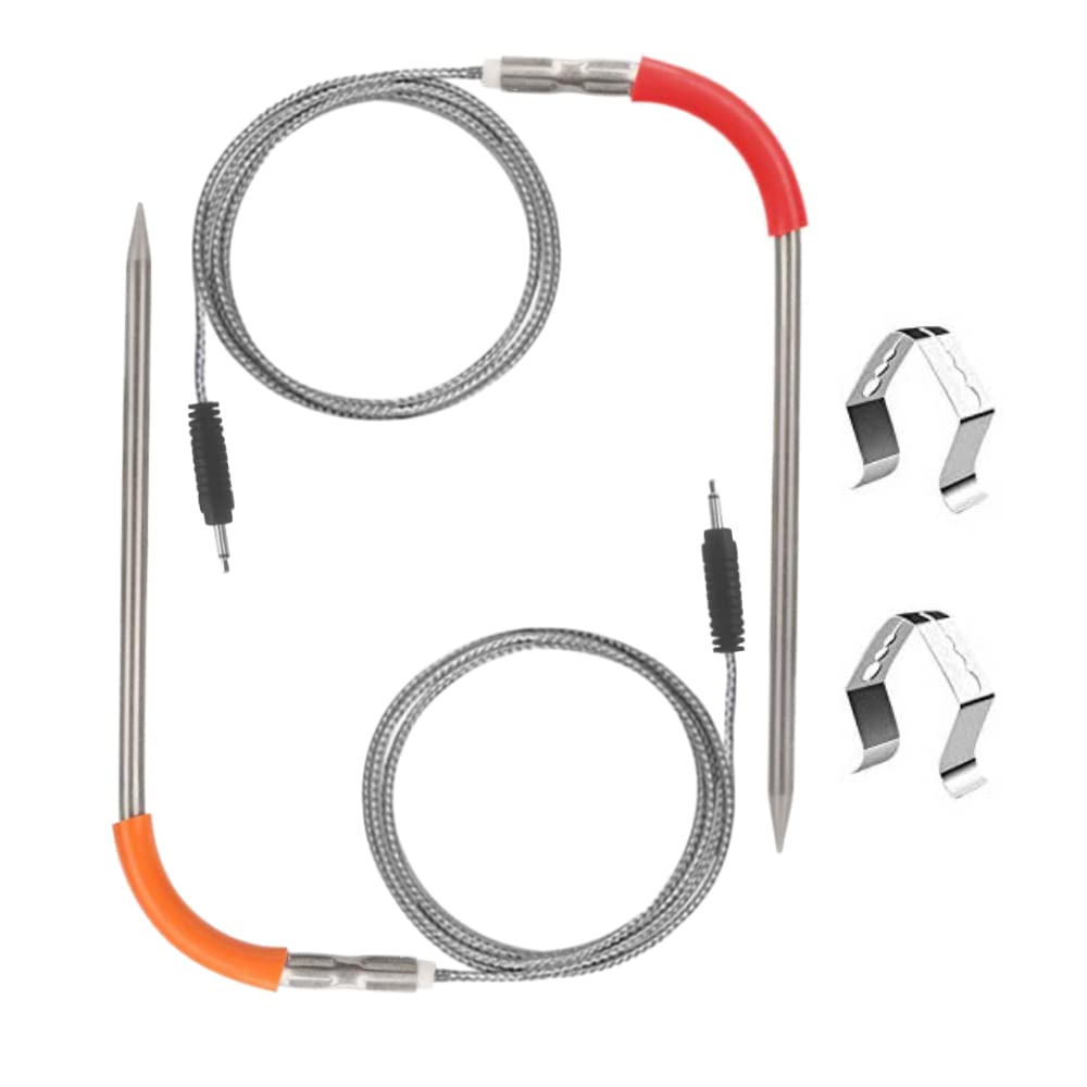 2pcs Replacement iGrill Probe for er Grill Thermometer Temperature
