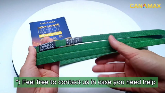Image of [Upgraded Grip120] Canamax 954-05021 Mower Deck Belt - for Cub Cadet Troy Bilt Super Bronco MTD Craftsman Lawn Tractor - Replaces 754-05021 490-501-C062 490-501-M062 | Aramid Cord | 99.75 inch x 0.5 inch
