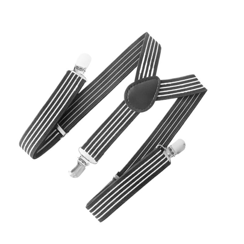 Bretelles invisibles for hommes, très résistantes, à porter sous un vêtement bretelles en Y, 3,8 cm, avec boucles pression Pour Pantalon