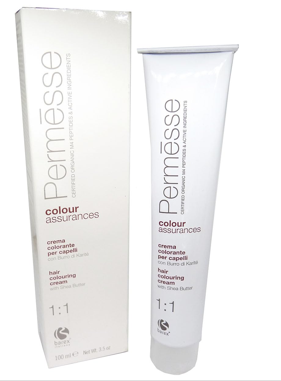 Barex Permesse Colour Assurances Permanent Cream Hair Color dye Colorant 100ml - 10.003 Lightest Warm Natural Blonde/Helles Warm Naturblond