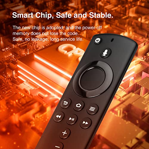 Image of Voice Firestick Remote Fit for Fire-Smart TV Stick & Cube, TV Stick 4K, TV Stick Lite, TV Stick (2nd Gen), TVs Cube (1st & 2nd Gen), Smart TVs (3rd Gen), Fit for Hisense, TCL Smart TV