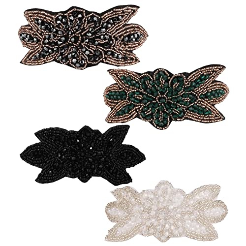 MWOOT 1920s Women's Headband, Pack of 4 Headbands for 20s Party Costumes, Vintage Hair Band - Image 2