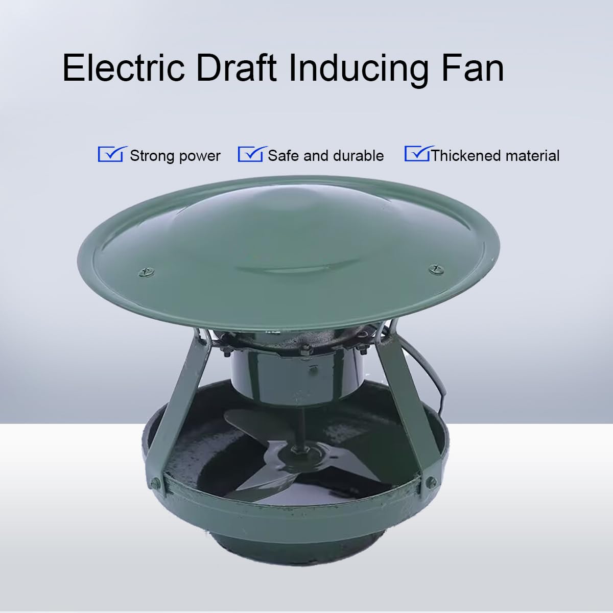 Extracteur Ventilateur Cheminée,60W Extracteur De Fumée De Cheminée, Machine à Fumée Déchappement Domestique,Aspirateur de Fumée de Cheminée pour Cheminée, 2800 r/min