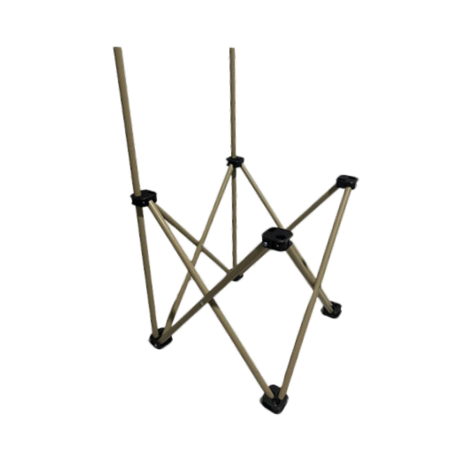 THE STYLE SUTRA® Folding Moon Chair Leg Metal Beach Chair Bracket for Outdoor Fishing S Brown Yellow | Sporting Goods | Outdoor Sports | Camping & Hiking | Camping Furniture-image-24