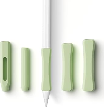 5 Pack Silicone Grips for Apple Pencil 1st & 2nd Generation, USB-C & Pro