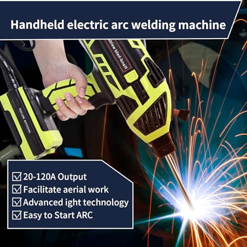 Welding Machine, 110V Handheld Welder with IGBT Inverter 6 Variable Current Adjustment, ARC Portable Welder Gun with Welding Mask, Electric Welding Kit with Gloves for 3/32\"-1/8\" Wire Rods - Thumbnail 2