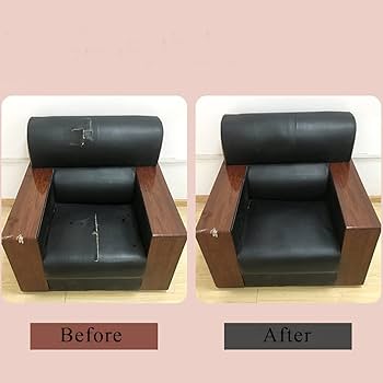Amazon.com: Parche de reparación de cuero autoadhesivo para reparación de cuero, color negro, 17.3 x 98 pulgadas, parches de reparación de tela, parches de cuero, rollo de tela de piel sintética para