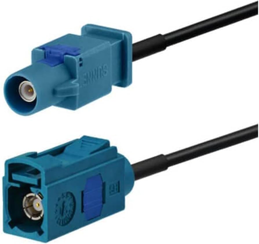 Fakra E Femminile Aangolo Retto Connettore Verde Crimp Per Cavo RG174 RG316