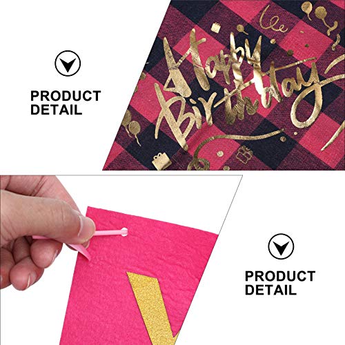 POPETPOP Cão Aniversário Bandana Chapéu Banner Conjunto Cão Menino Menina Triângulo Cachecol Festa d