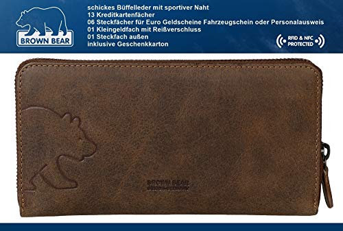 Brown Bear, Portafogli Uomo Marrone 03 Braun