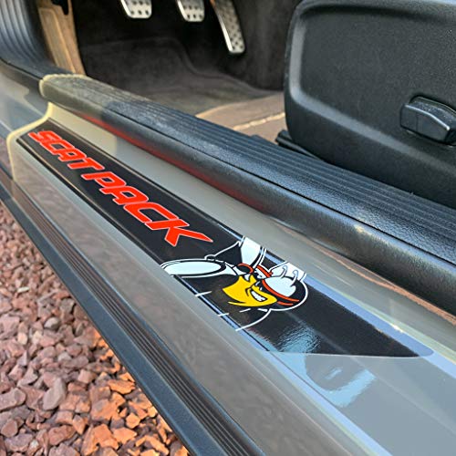 Door Guard Sills Replacement For Dodge Challenger Scat Pack,Sticker Decorative Door Entry Guard Vinyl Decal #TOP4