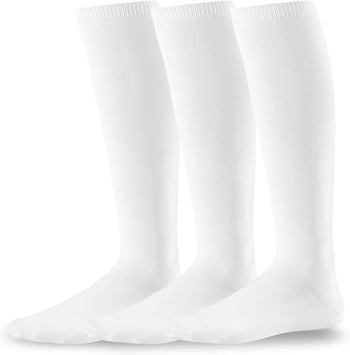 Miniatura 3 de Soccer Socks Athletic Sports Socks Softball Baseball Cushioned Knee High Tube Socks Kids Teens Women Men Unisex