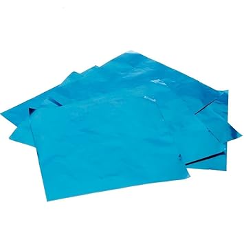 325 PCS Dark Blue Color Candy Sweets Chocolate Wrapper Colorful Aluminium Foil