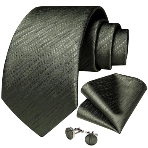 Set de corbata para hombre con seda y poliéster