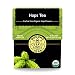 Organic Hops Tea - Kosher, Caffeine Free, GMO-Free - 18 Bleach Free Tea Bags