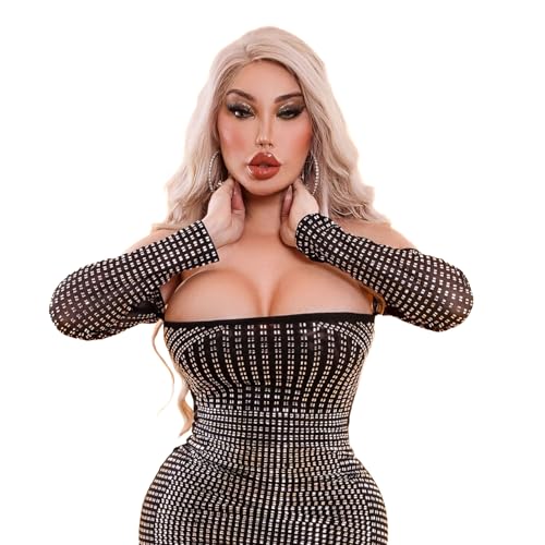 Breastplate for Crossdressers, Silicone Breast Forms for Transgender Drag Queen Fake Boobs for Cosplay