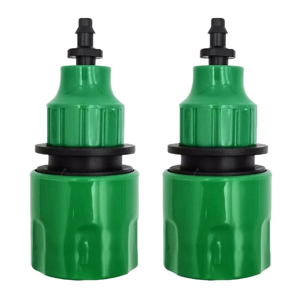 Connettore rapido per tubo dell'acqua in plastica, 5 pezzi, connettore per tubo da giardino, sistema di irrigazione a goccia, parti di attrezzature per irrigazione