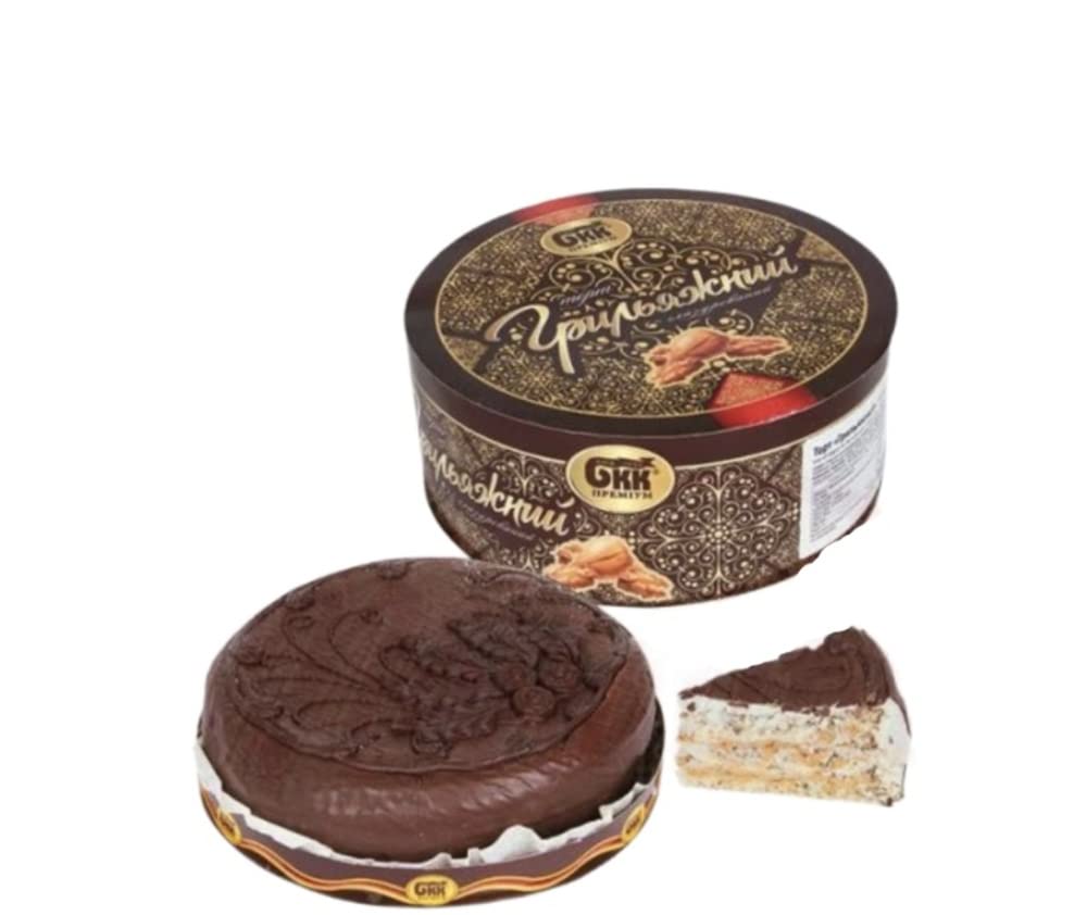 Torte "Grilljagnij" mit Walnußkrokant in kakaohaltiger Fettglasur 1kg | Lecker, leicht, festlich