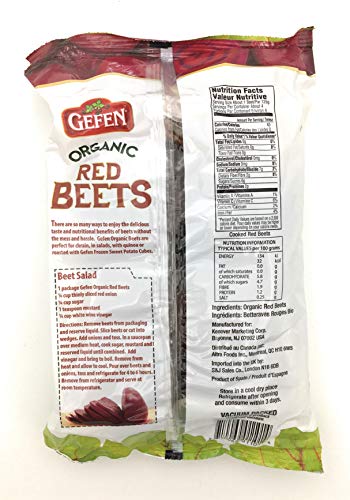 Gefen Organic Beets, Vacuum Packed 17.6 oz