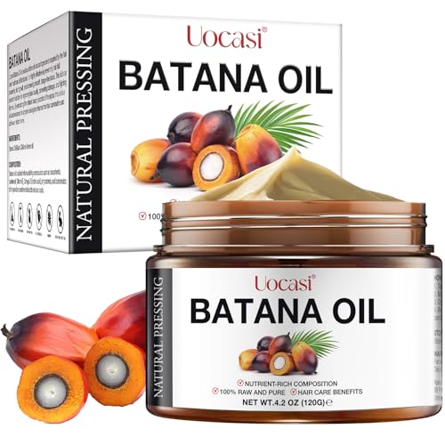 Aceite Crudo De Batana 120g - 100% Natural, Puro, Orgánico - Para El Crecimiento Del Cabello, Tratamiento Del Cabello Seco Y Dañado, Hidratación Del Cabello Y El Cuero Cabelludo, Pérdida De Cabello