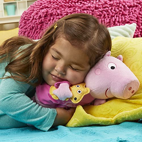 Peppa Pig Peppa Berceuse Peluche chantante avec Ourson 3 chansons 3 Phrases à partir de - vue 2
