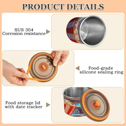 Contenedor Hermético Acero Inoxidable para Café 17oz miniatura 5
