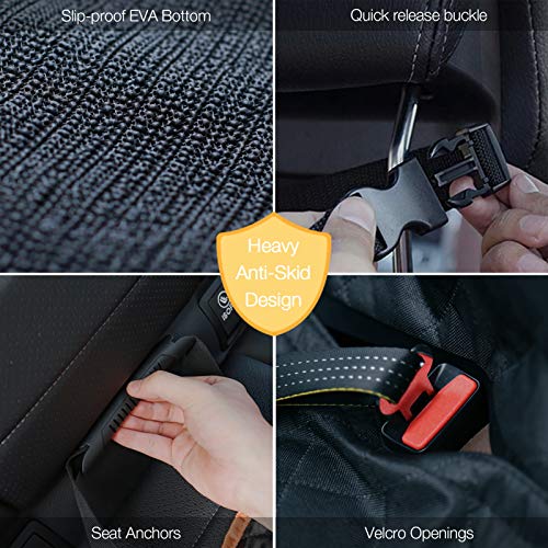 Ibuddy Dog Car Seat Covers 100% Waterproof, Dog Seat Cover With Side Flaps From Scratching, Pet Seat Cover For Back Seat Of Car/Suv/Truck Machine Washable… #TOP4