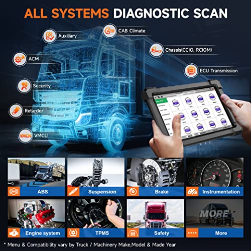 Ancel AL-X7HD 10'' Heavy Duty Truck Scanner thumb #1