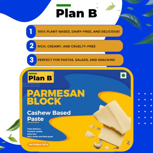 Image of Plan B Plant Based Parmesan Cheese Block, 250g