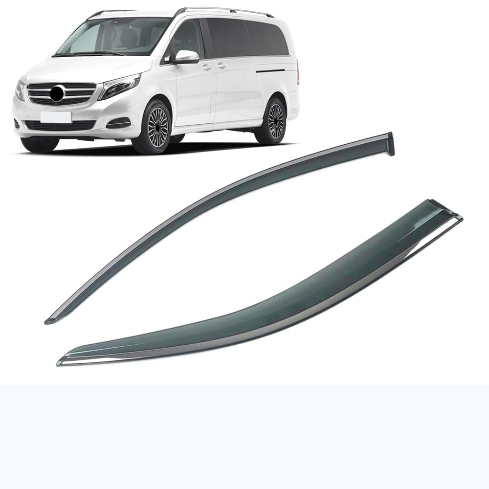Window Visors For Benz V-Class W447 2014-2019 Car Window Sun Rain Visors Shield Shelter Protector Cover