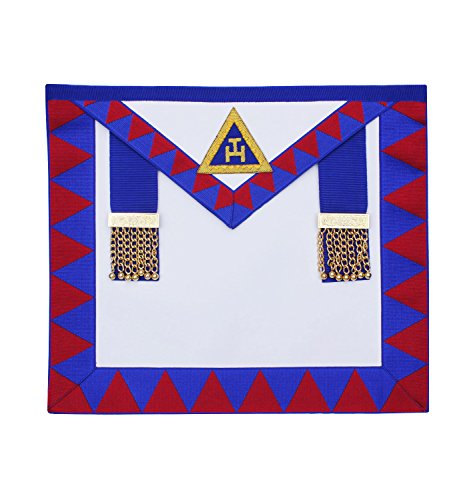 Masonic Royal Arch Provincial Lambskin Apron,Sash,Gloves Set2