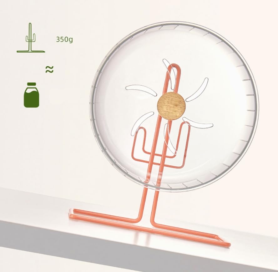 Luminexia Rueda de Ejercicio Silenciosa,Hámster para Mascotas Rueda,Juguete de la Rueda para Hámster,Rueda de Ejercicio para Hamster,Rueda de Hámster,para Mascotas Pequeñas,Hámster