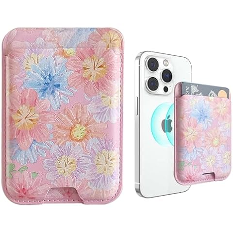 sousukue Magnetic Card Holder for iPhone Cover