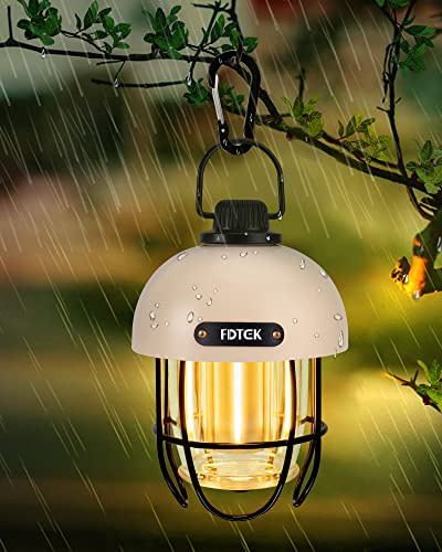 Lampada LED Lanterna ricaricabile USB da campeggio portatile gancio Dimmerabile