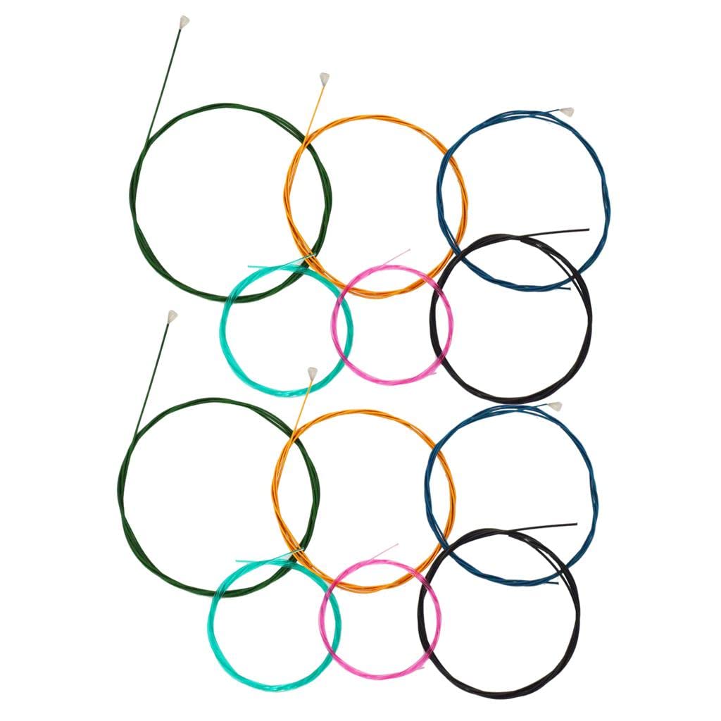 ATORSE 2 Set Multi Colored Nylon Classical Guitar Strings for 6 String Guitar Parts