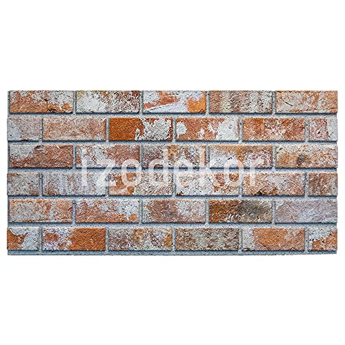 IZODEKOR Wandverkleidung Steinoptik Styropor 3D Wandpaneele - Verblender Steinoptik für Küche, Badezimmer, Balkon, Schlafzimmer, Wohnzimmer, Küchenrückwand und Teras | Steinhaus Cover