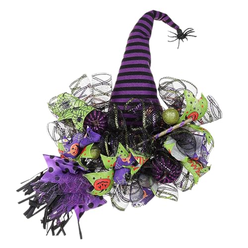 Guirnalda de sombreros de bruja tridimensional con tejidos resistentes 2