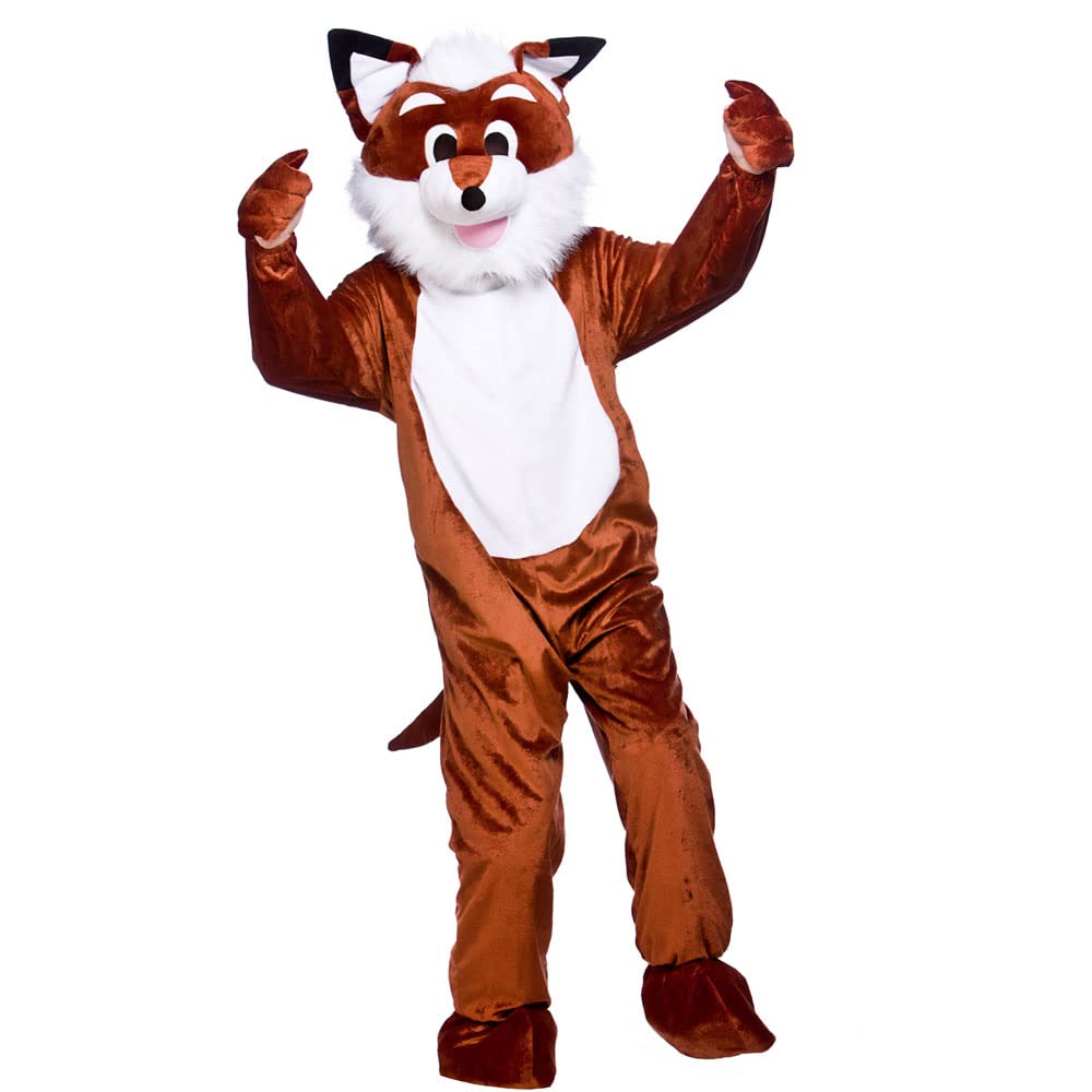 Wicked Costumes Adult Deluxe Fox Fancy Dress Mascot - One Size