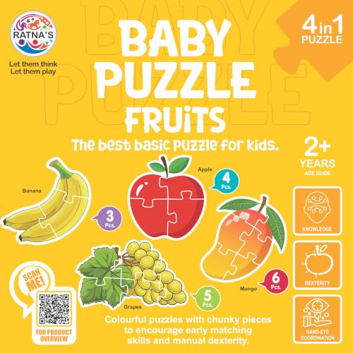 Image of Ratna's Educational Baby Puzzle Fruits