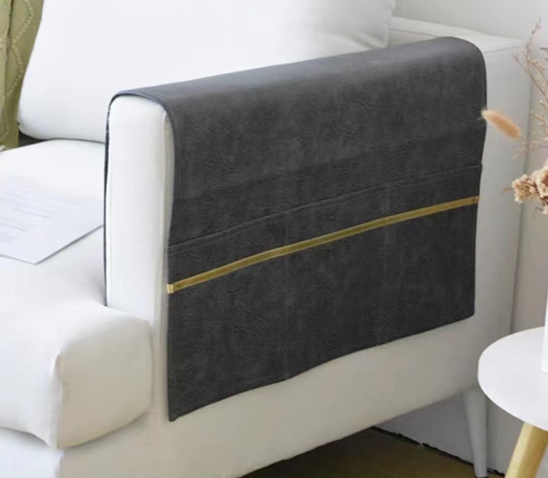 Organizer na podłokietnik sofy Półka na fotel, organizer na woreczki na kanapę(D,80 * 110cm(4 Pockets))