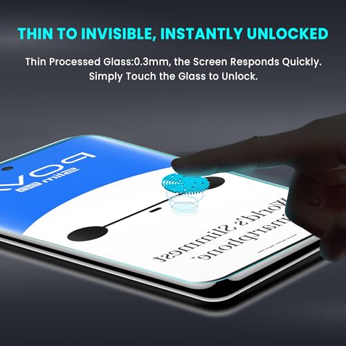 Image of ArmourPro Military Grade UV Tempered Glass Compatible For Tecno Pova Slim 5G (6.78 Inch) With Easy UV Installation Kit | Edge To Edge Coverage | Pack of 2