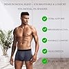 JOCKMAIL Boxer pour Homme, Doux, sous-vêtements, Micro Pochettes séparées, Double Pochette avec thérapie des Mouches, Boxer - - XX-Large #3
