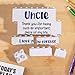 Gifts for Uncle from Niece Nephew, birthday Gifts for Uncle from Niece Nephew, gifts for Uncle Birthday from Niece Nephew, desktop decorative Sign