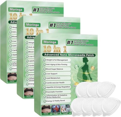 Moringa 10in1 Advanced Nano Patch Moringa Patches Fits all body types(3 Pack)