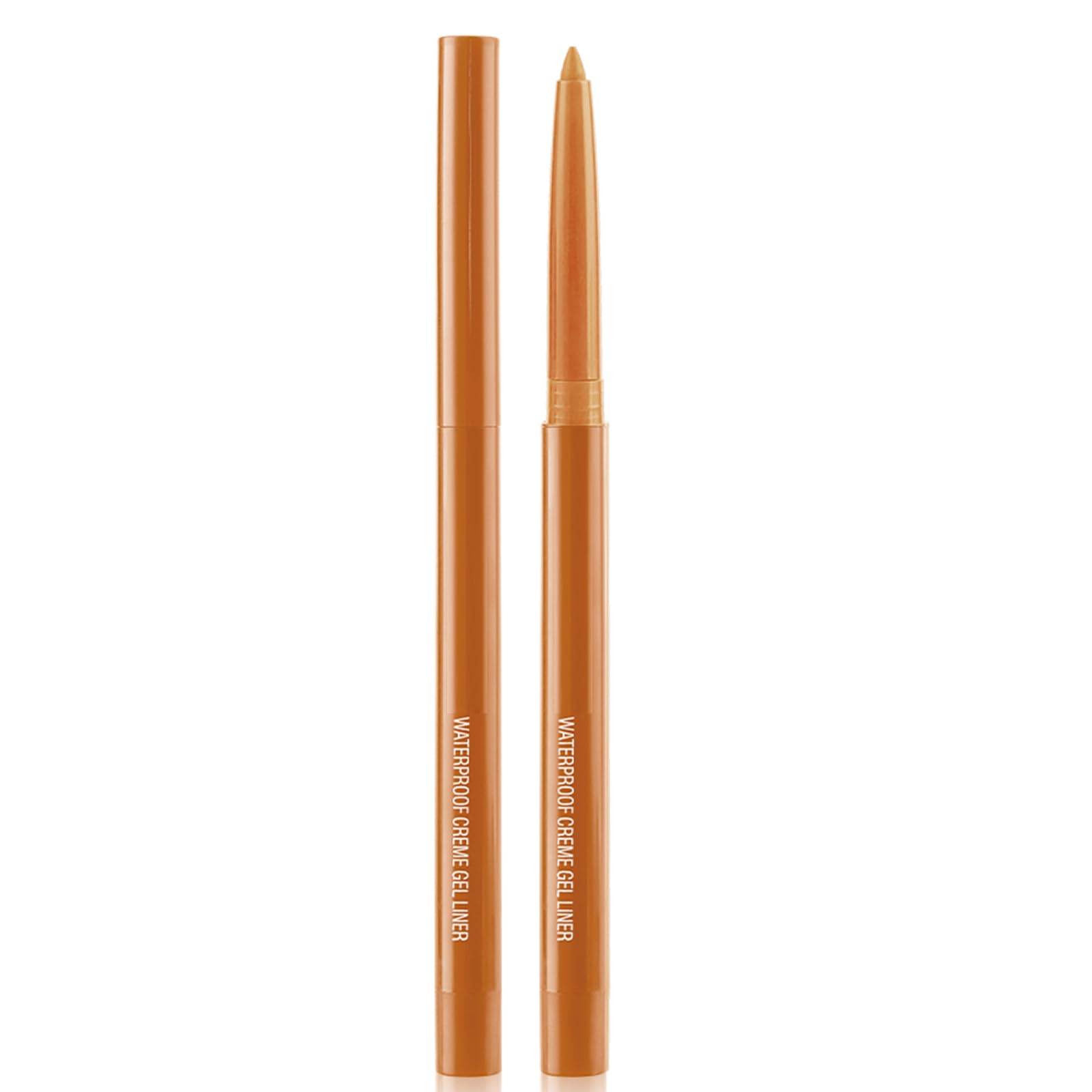 DekRion Eyeliner Pencil, Waterproof Eyeliner Long-lasting, Champagne-shine Eyeliner, High-Pigmented Colorful Eyeliners Easy To Use Eyeliner Pen for Women, Champagne-shine