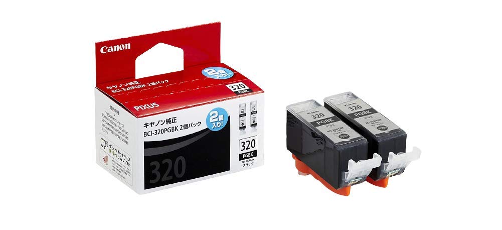 Amazon.co.jp: Canon 純正 インクカートリッジ BCI-320 ブラック 2個 