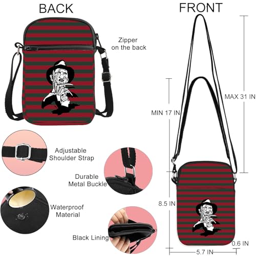 G2TUP Horror Character Crossbody Bag Horror Movie Gifts Series Killer Shoulder Bag Horror Movie Merchandise2