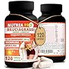 NUTREAPRO® Brucia grassi potenti veloci con Spirulina ultra dimagrante, Glucomannano e 17 piante Brucia grassi. 120 Pillole dimagranti veloci e efficaci (1 mese). Dimagrante forte veloce donna e uomo