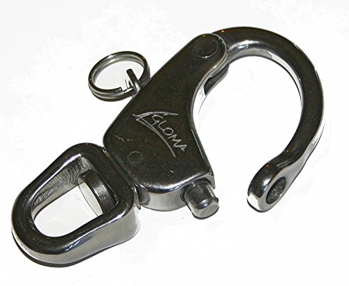 Nautos Forged SNAP Shackle with PIN - Stainless Steel 316 (70 mm - 2 3/4