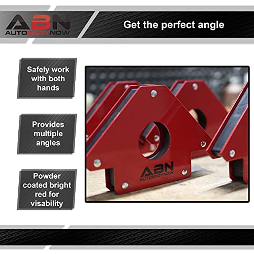 ABN Arrow Welding Magnet – Metal Working Tools and Equipment, 45, 90, 135 Degree Angle Magnet, 4 Pack of 75 Lb Magnet - Thumbnail 5